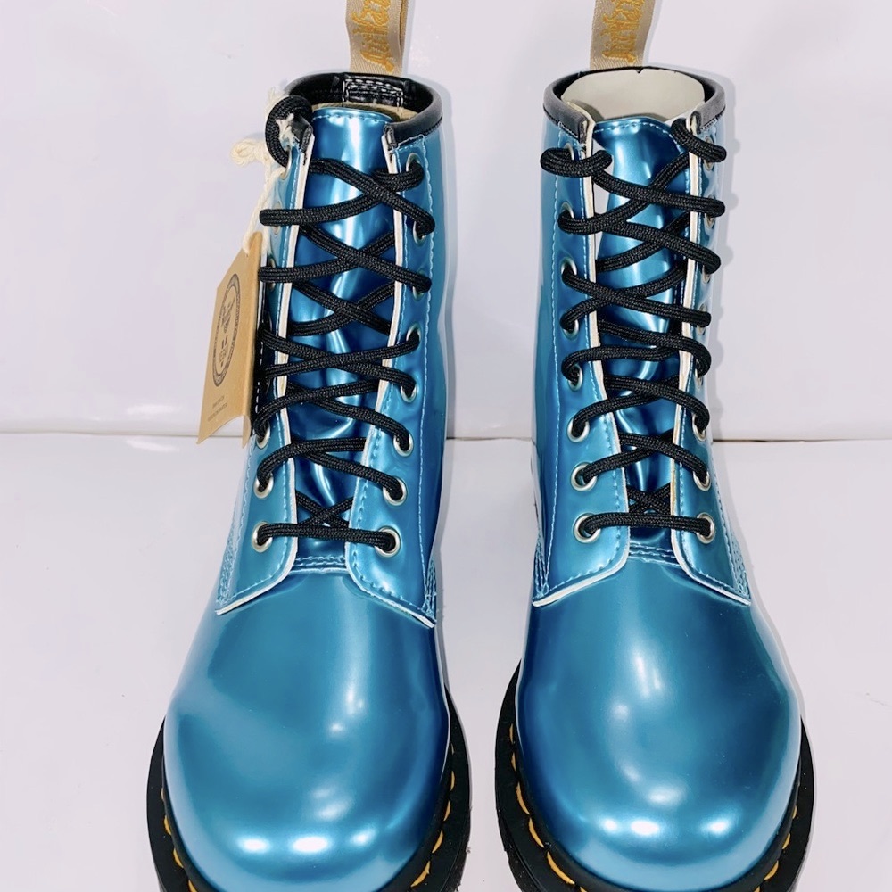 Dr. Martens Vegan 1460 Goldmix Blue - Picture 4 of 10